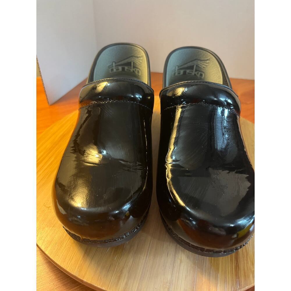 Dansko Patent Black Clogs - Women's Sneakers